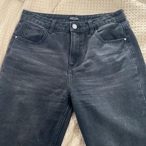 Nasty Gal High Waisted Black Jeans